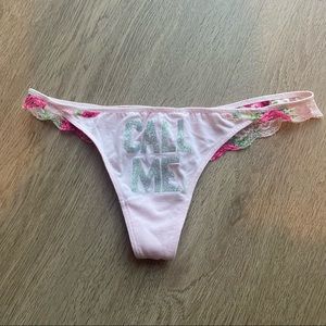 Brand new pink Victoria secret thong